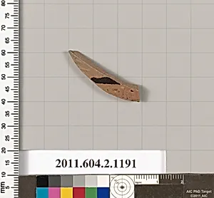 Terracotta fragment from a closed shape by Unknown Artist