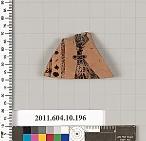 Terracotta fragment from a closed shape by Unknown Artist
