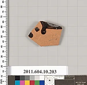 Terracotta fragment from a closed shape by Unknown Artist