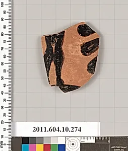 Terracotta fragment from a closed shape by Unknown Artist