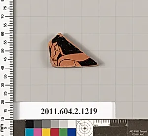 Terracotta fragment from a kantharos: head vase by Unknown Artist