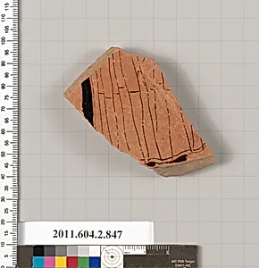 Terracotta fragment of a bell-krater (bowl for mixing wine and water)