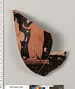 Terracotta fragment of a bell-krater (bowl for mixing wine and water) by Unknown Artist