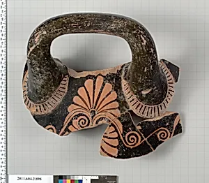 Terracotta fragment of a bell-krater (bowl for mixing wine and water)