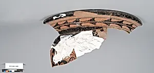 Terracotta fragment of a bell-krater (bowl for mixing wine and water)