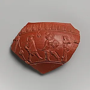 Terracotta fragment of a bowl