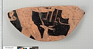 Terracotta fragment of a calyx-krater (bowl for mixing wine and water) by Unknown Artist