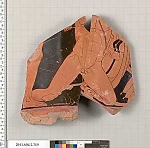 Terracotta fragment of a calyx-krater (bowl for mixing wine and water) by Unknown Artist