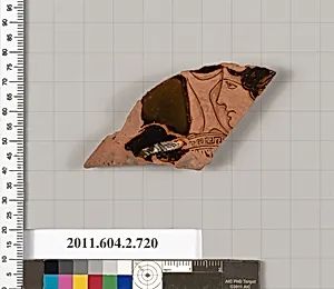 Terracotta fragment of a calyx-krater (bowl for mixing wine and water)