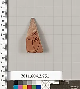 Terracotta fragment of a calyx-krater (bowl for mixing wine and water) by Unknown Artist