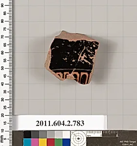 Terracotta fragment of a calyx-krater (bowl for mixing wine and water) by Unknown Artist
