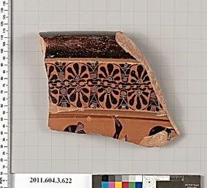Terracotta fragment of a calyx-krater (bowl for mixing wine and water) by Unknown Artist