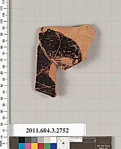 Terracotta fragment of a closed shape