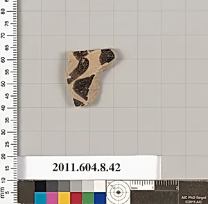 Terracotta fragment of a closed shape by Unknown Artist