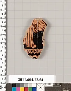 Terracotta fragment of a closed shape by Unknown Artist