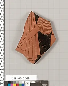 Terracotta fragment of a column-krater (bowl for mixing wine and water) by Unknown Artist