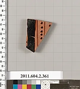 Terracotta fragment of a column-krater (bowl for mixing wine and water) by Unknown Artist