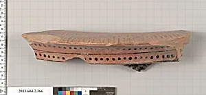 Terracotta fragment of a column-krater (bowl for mixing wine and water) by Unknown Artist