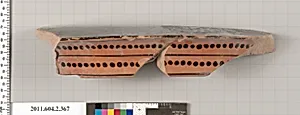 Terracotta fragment of a column-krater (bowl for mixing wine and water) by Unknown Artist