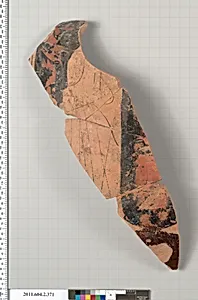 Terracotta fragment of a column-krater (bowl for mixing wine and water)