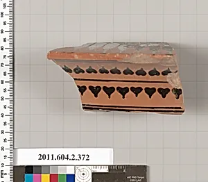 Terracotta fragment of a column-krater (bowl for mixing wine and water) by Unknown Artist