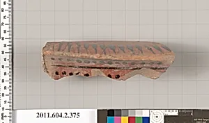 Terracotta fragment of a column-krater (bowl for mixing wine and water) by Unknown Artist