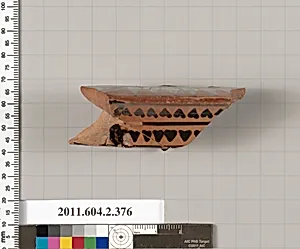 Terracotta fragment of a column-krater (bowl for mixing wine and water)