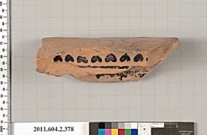 Terracotta fragment of a column-krater (bowl for mixing wine and water)
