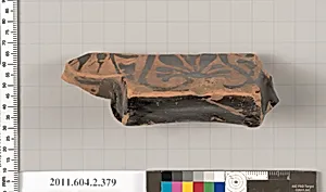 Terracotta fragment of a column-krater (bowl for mixing wine and water)