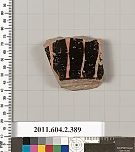 Terracotta fragment of a column-krater (bowl for mixing wine and water) by Unknown Artist
