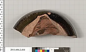 Terracotta fragment of a column-krater (bowl for mixing wine and water) by Unknown Artist