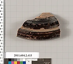 Terracotta fragment of a column-krater (bowl for mixing wine and water) by Unknown Artist