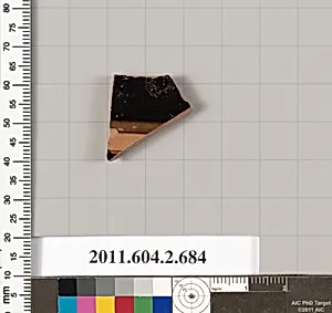 Terracotta fragment of a column-krater (bowl for mixing wine and water) by Unknown Artist