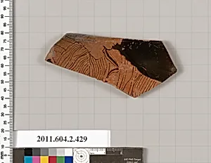 Terracotta fragment of a column-krater (bowl for mixing wine and water) by Unknown Artist
