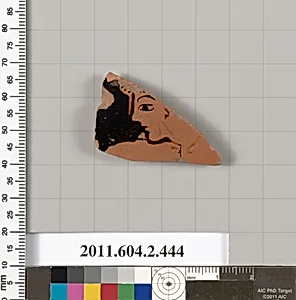 Terracotta fragment of a column-krater (bowl for mixing wine and water) by Unknown Artist
