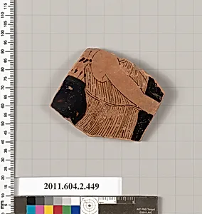 Terracotta fragment of a column-krater (bowl for mixing wine and water) by Unknown Artist