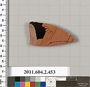 Terracotta fragment of a column-krater (bowl for mixing wine and water) by Unknown Artist