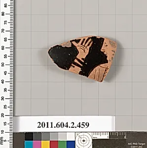 Terracotta fragment of a column-krater (bowl for mixing wine and water) by Unknown Artist