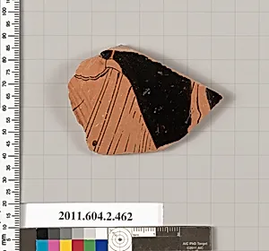Terracotta fragment of a column-krater (bowl for mixing wine and water) by Unknown Artist