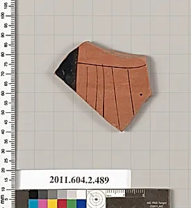 Terracotta fragment of a column-krater? (bowl for mixing wine and water)