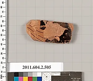 Terracotta fragment of a column-krater (bowl for mixing wine and water)