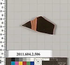 Terracotta fragment of a column-krater (bowl for mixing wine and water) by Unknown Artist