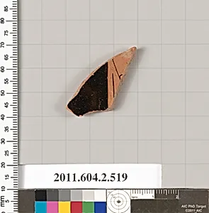 Terracotta fragment of a column-krater (bowl for mixing wine and water)