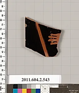 Terracotta fragment of a column-krater (bowl for mixing wine and water)