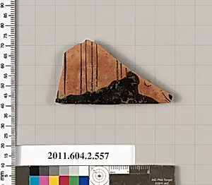 Terracotta fragment of a column-krater (bowl for mixing wine and water) by Unknown Artist