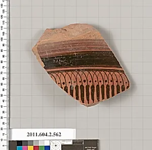 Terracotta fragment of a column-krater (bowl for mixing wine and water) by Unknown Artist