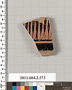 Terracotta fragment of a column-krater (bowl for mixing wine and water) by Unknown Artist