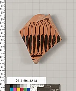 Terracotta fragment of a column-krater (bowl for mixing wine and water)