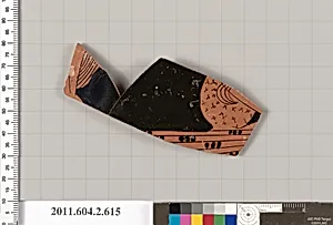 Terracotta fragment of a column-krater (bowl for mixing wine and water) by Unknown Artist