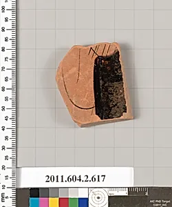 Terracotta fragment of a column-krater (bowl for mixing wine and water) by Unknown Artist
